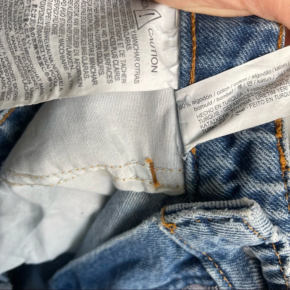 Zara NWT super high rise straight leg jeans - Picture 9 of 11